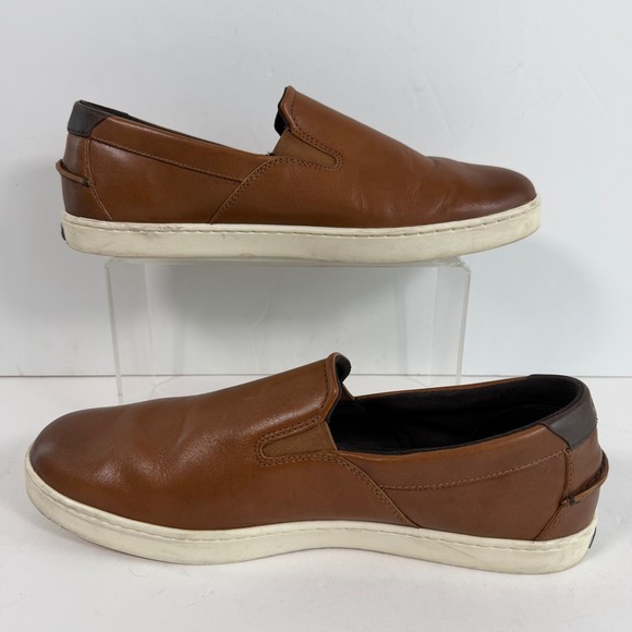 Cole Haan 12M Pinch Weekend Leather Slip On Sneakers Brown Casual Shoes Loafer main image 7